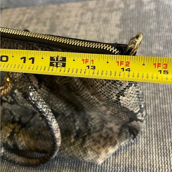 Victoria's Secret Snakeskin Satchel with Gold Chain - Picture 11 of 13